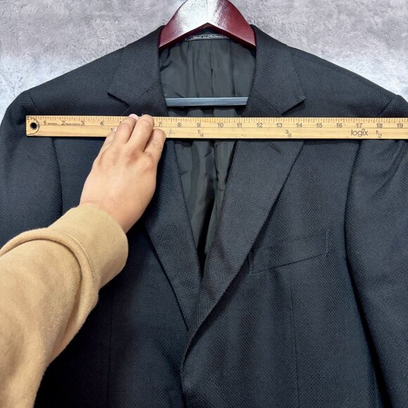 Ermenegildo Zegna 42R Cashmere Cotton Soft Line Blazer Ventless 2-Button - Picture 9 of 12